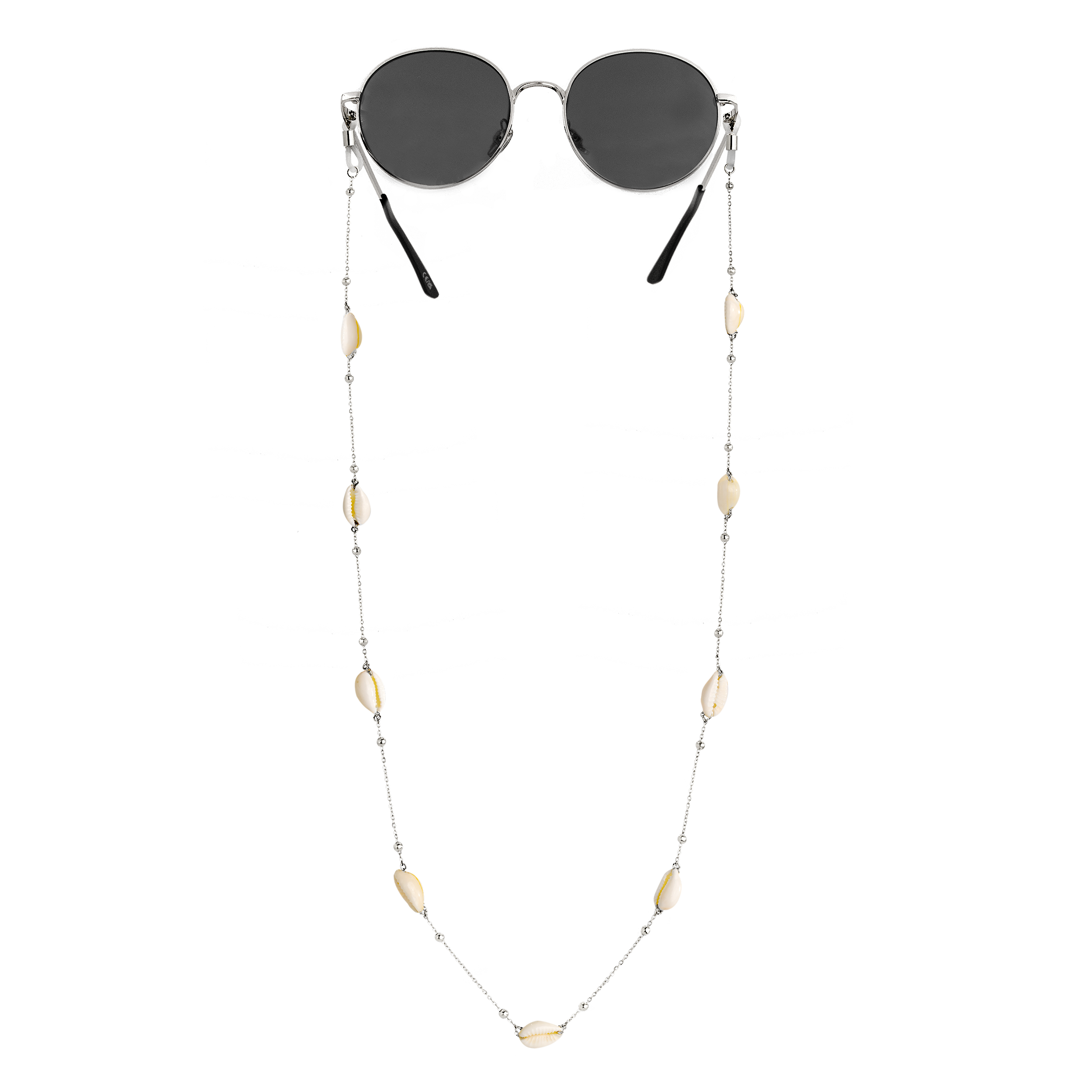 Beach Babe Sunglasses Chain Silber Luamaya