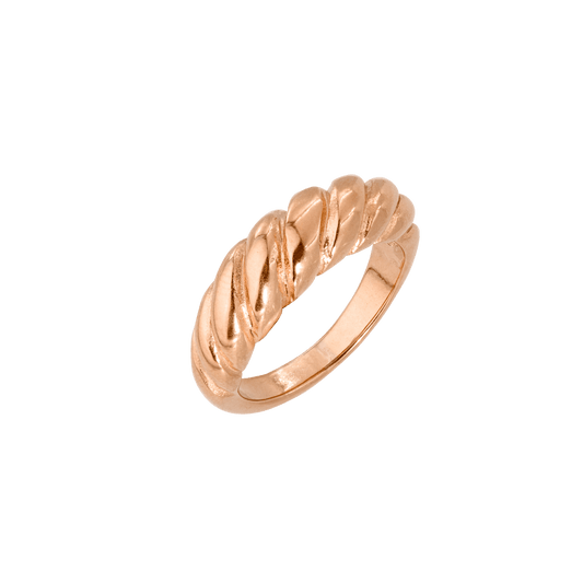 Towel Twist Ring Roségold