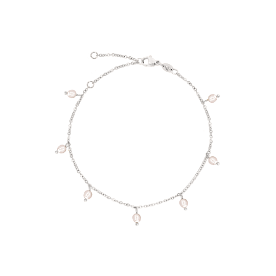 Shiny Pearls Bracelet Silber