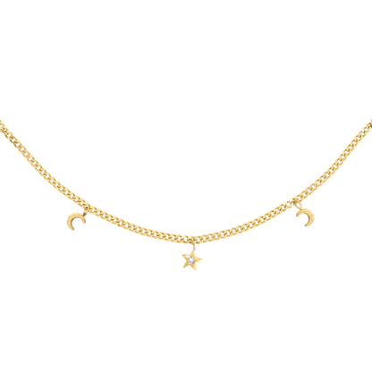 Midnight Necklace Gold