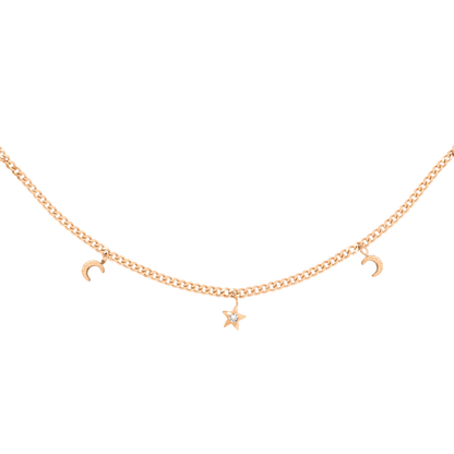 Midnight Necklace Roségold