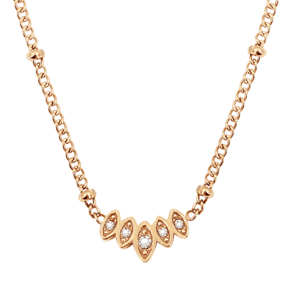 Sparkling Eyes Necklace Roségold