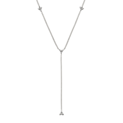 Sparkling Y-Chain Silber