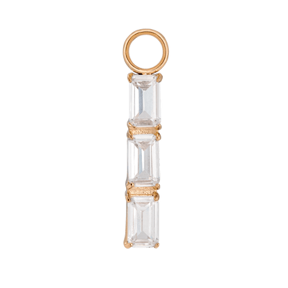 Baguette Bundle Hoop Set Small Roségold