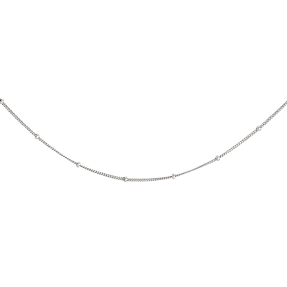 Beads Choker Silber