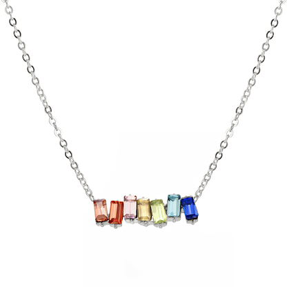 Candy Lane Necklace Silber