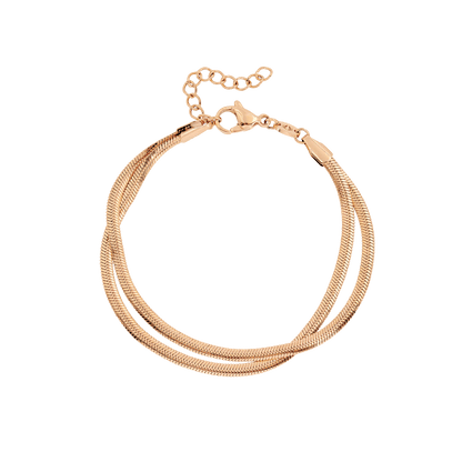 Duality Chain Bracelet Roségold