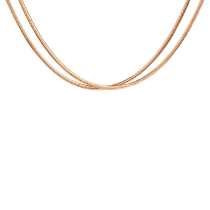 Duality Chain Necklace Roségold