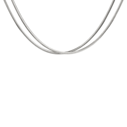 Duality Chain Necklace Silber