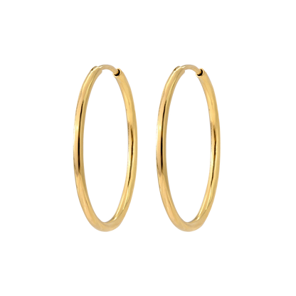 Extra Large Hoops Gold