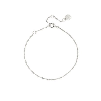 Fine Twist Bracelet Silber