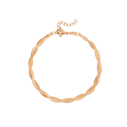 Flat Armour Bracelet Roségold