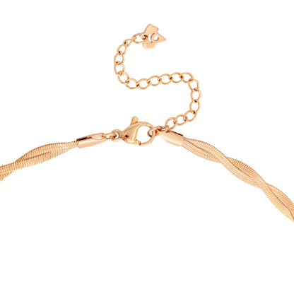 Flat Armour Choker Roségold