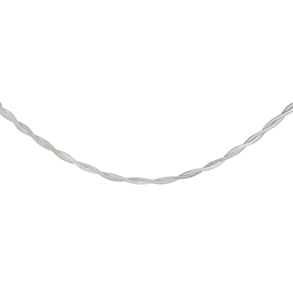 Flat Armour Choker Silber