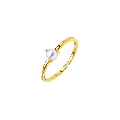 Little Pearl Ring Gold