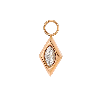 Sweet Diamond Oval Hoop Set Baby Roségold