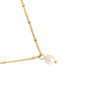 Baby Pearl Necklace Gold