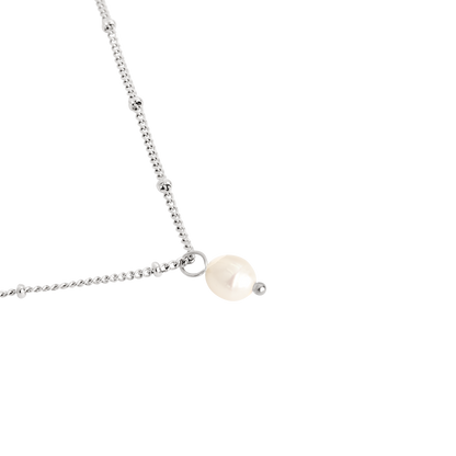 Baby Pearl Necklace Silber