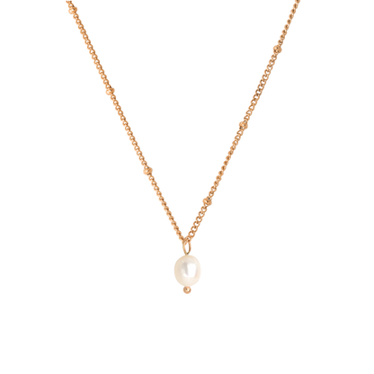 Baby Pearl Necklace Roségold