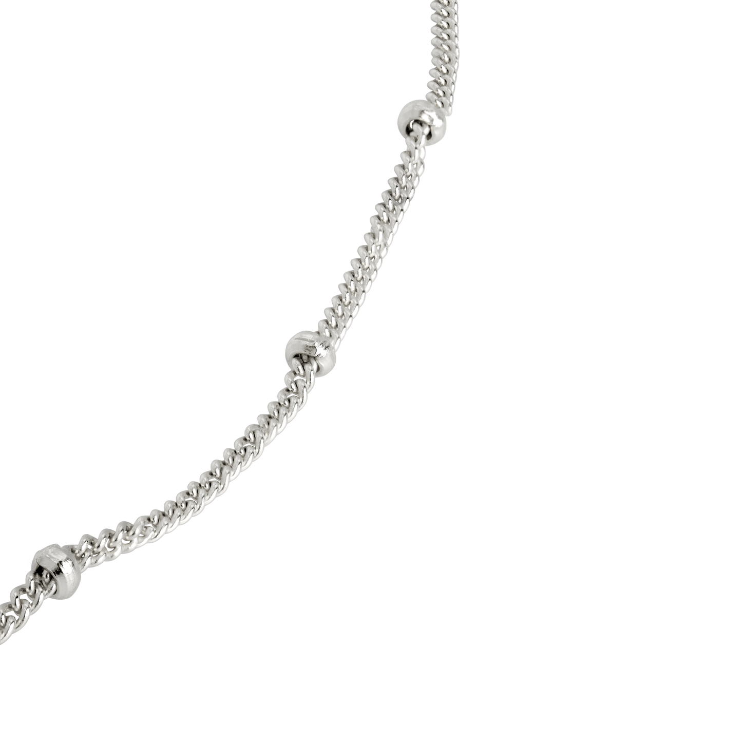 Beads Choker Silber