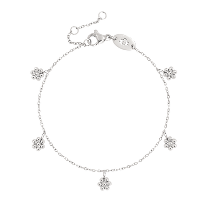 Blooming Anklet Silber