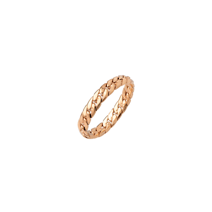 Cute Twist Knuckle Ring Roségold