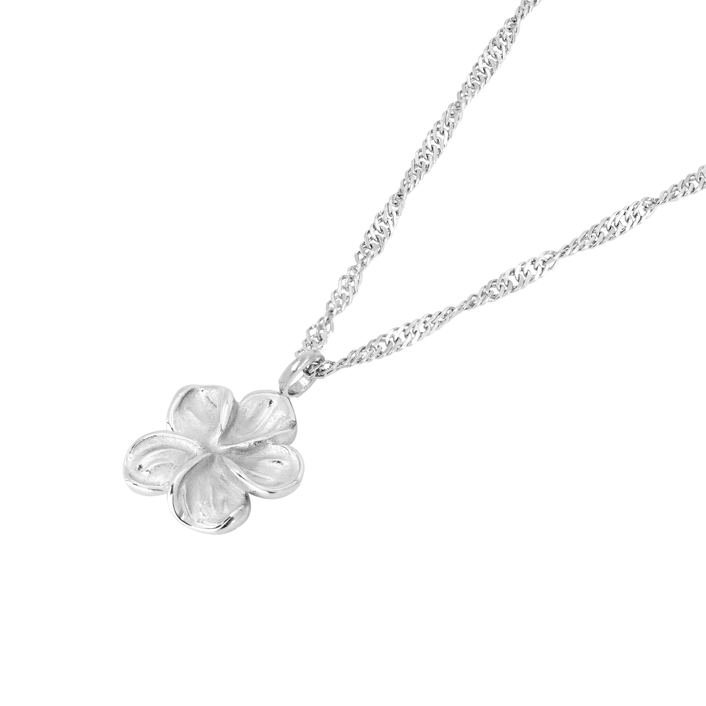 Flora Necklace Silber