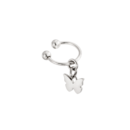 Fluttery Ear Cuff Silber