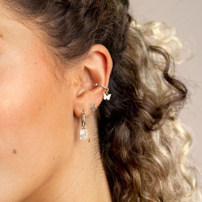 Fluttery Ear Cuff Silber