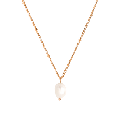 Mother Pearl Necklace Roségold