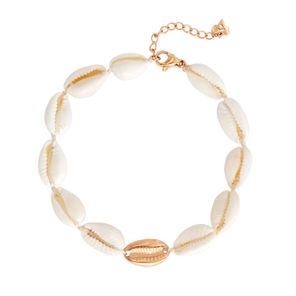 One in a Shell Anklet Roségold