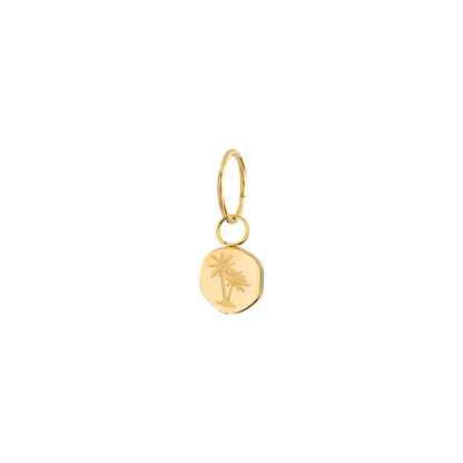 Palmera Coin Bikini Charm Gold