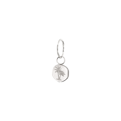 Palmera Coin Bikini Charm Silber