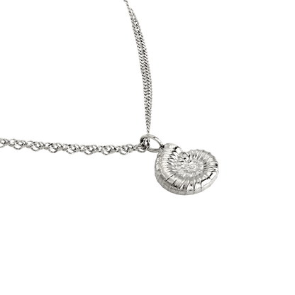 Shell Seeker Necklace Silber