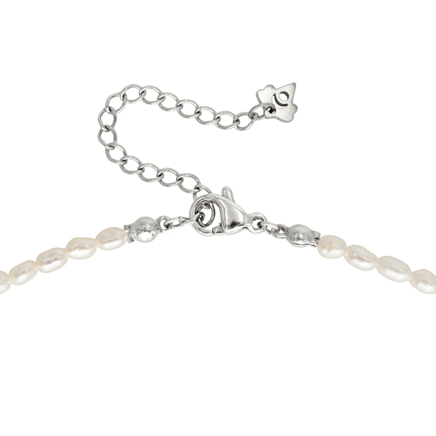 Perlita Choker Silber