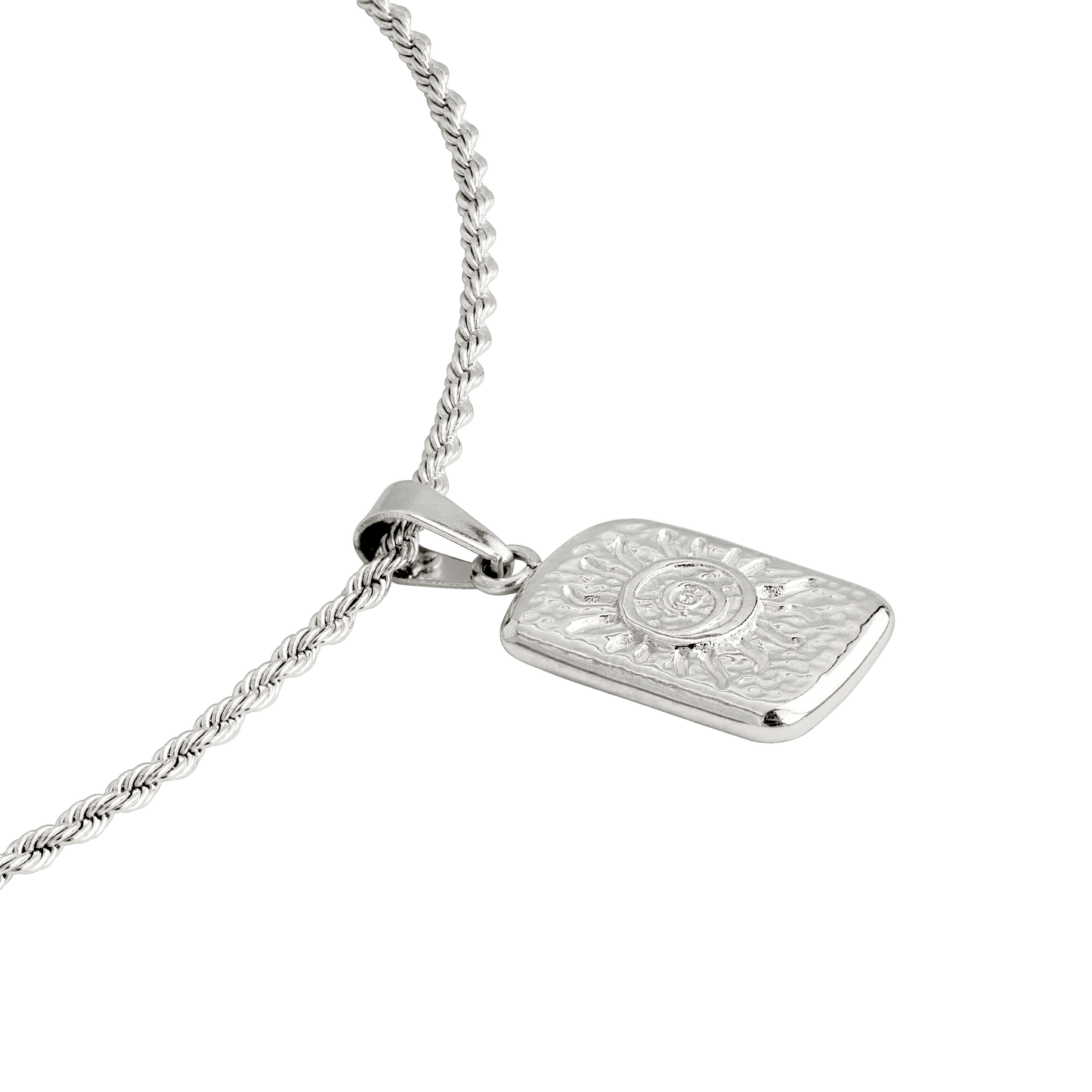 Sun Lover Pendant Necklace Silber