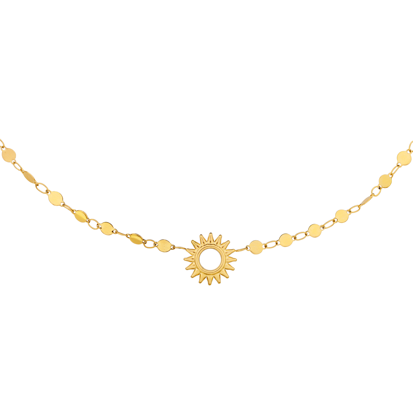 Sunny Side Up Necklace Gold