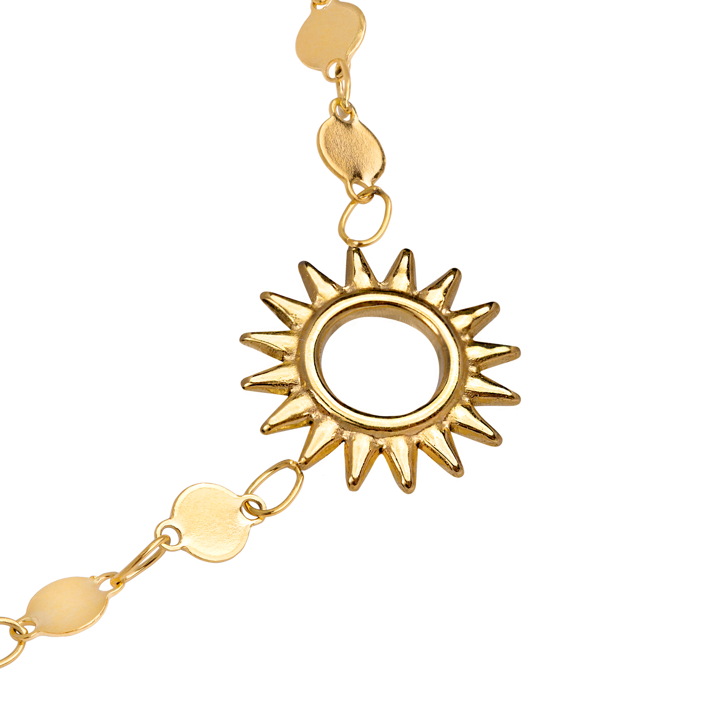 Sunny Side Up Necklace Gold