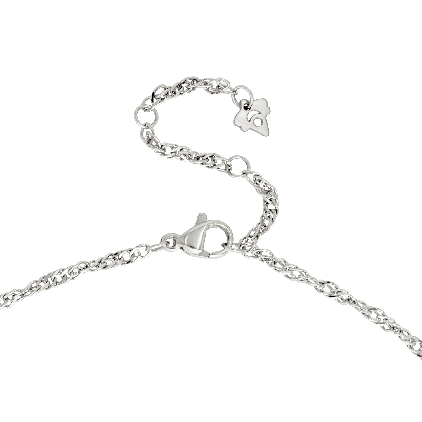 Sunny Swirl Necklace Silber