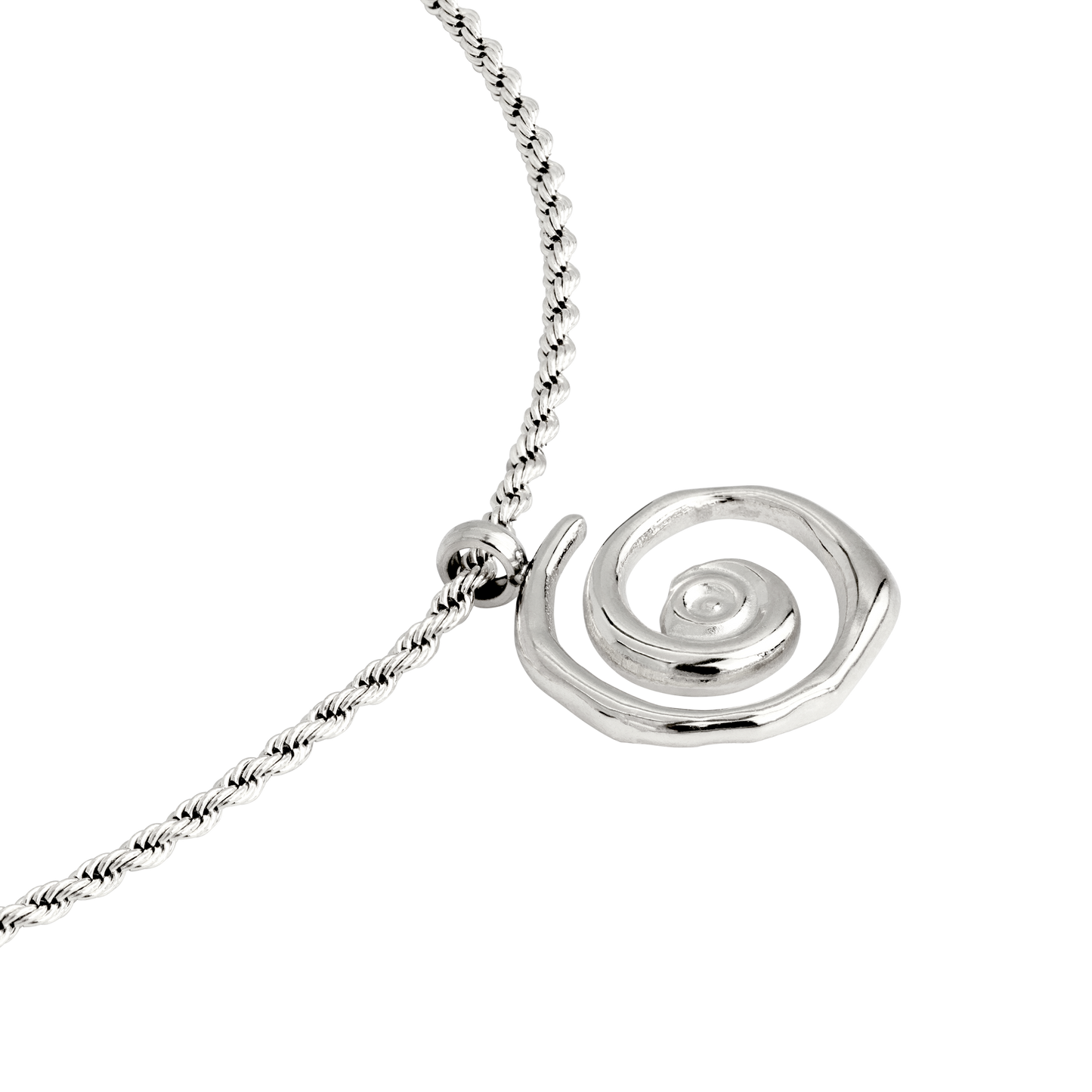 Sweet Swirl Necklace Silber