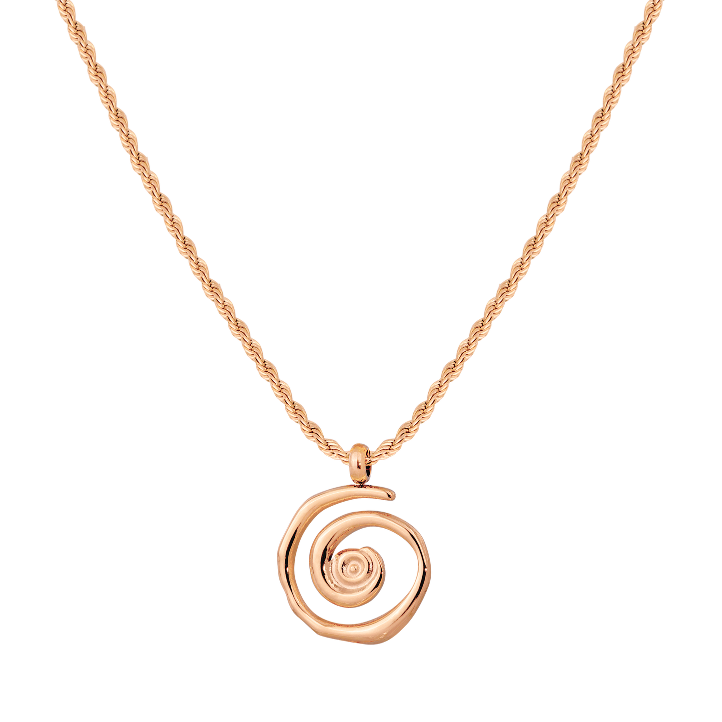 Sweet Swirl Necklace Roségold