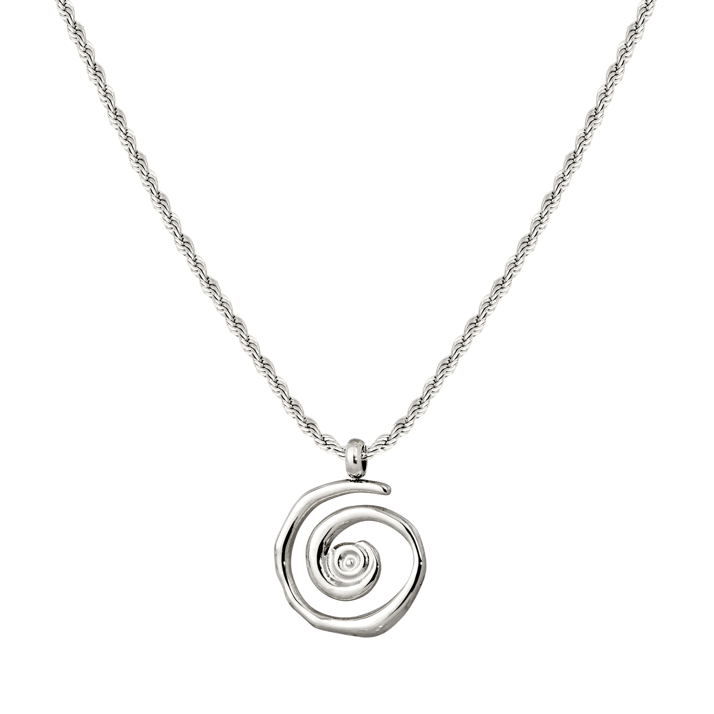 Sweet Swirl Necklace Silber