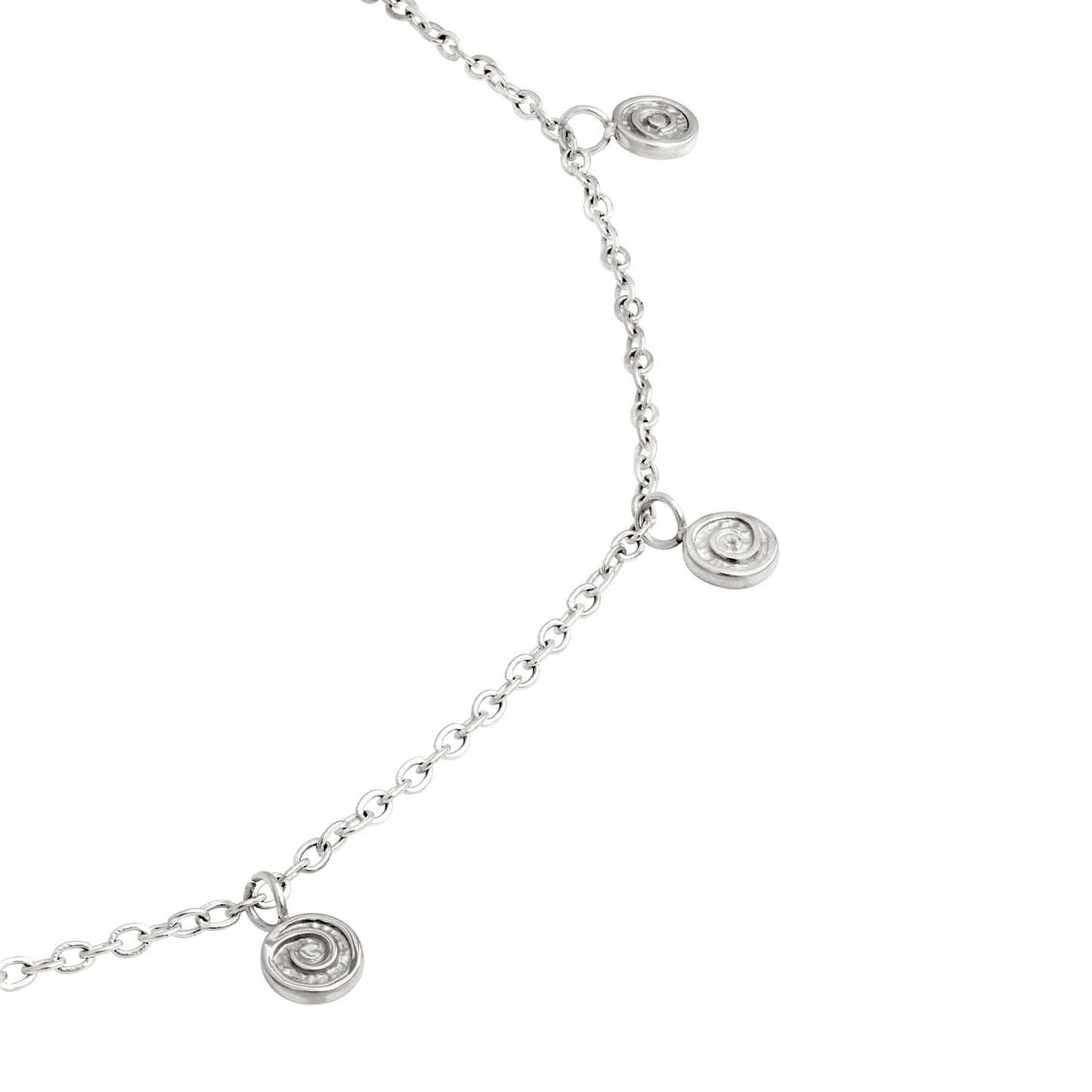 Swirl'n Choker Silber