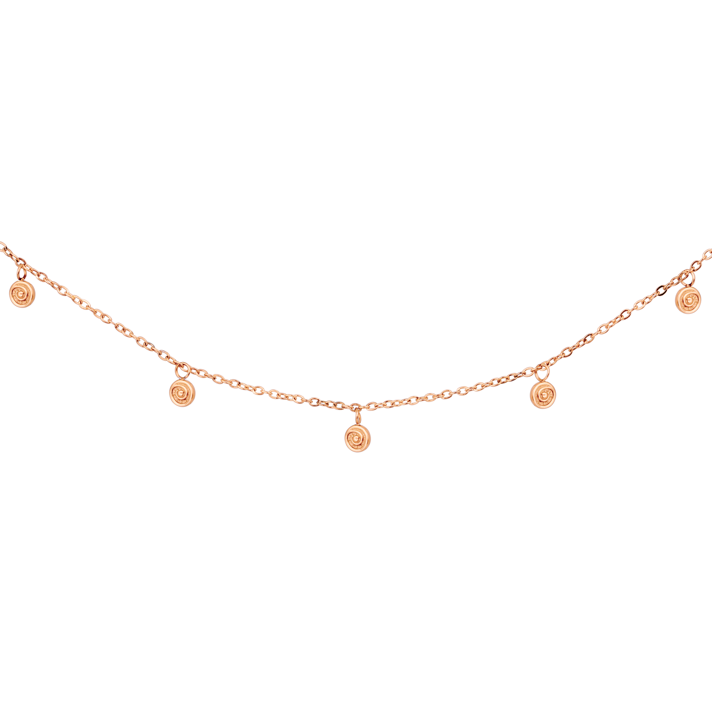 Swirl'n Choker Roségold