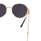 Swirl'n Sunglasses Chain Roségold