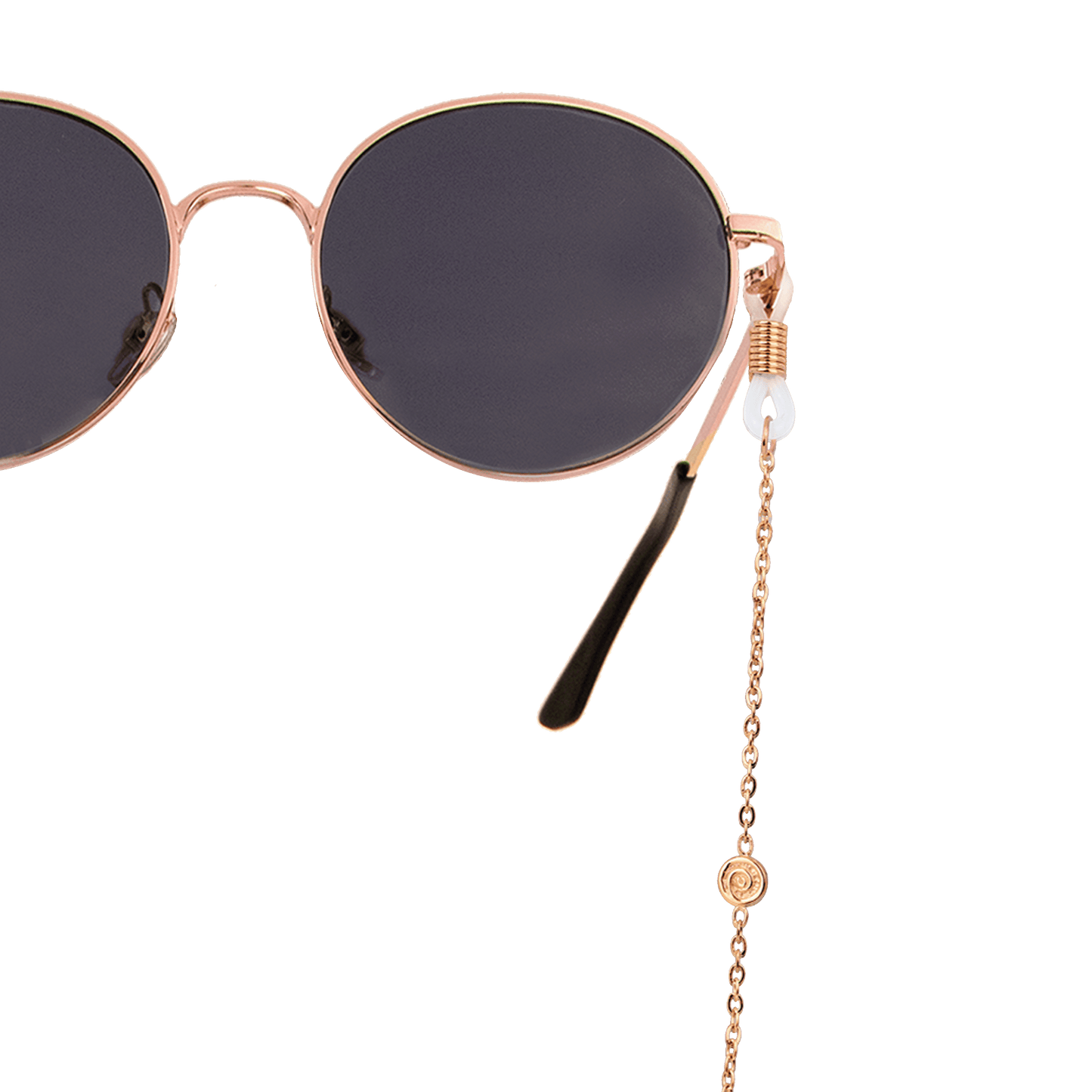 Swirl'n Sunglasses Chain Roségold