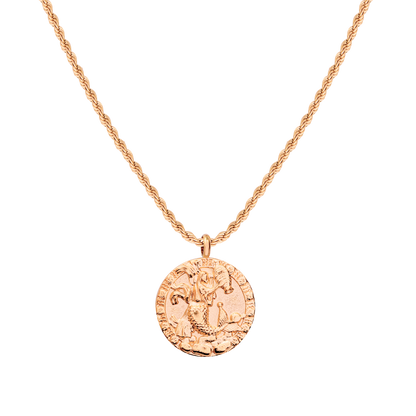 Aquarius / Wassermann Necklace Roségold