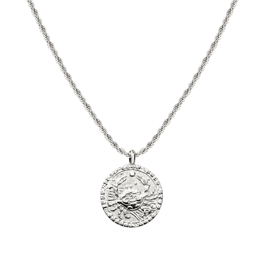 Cancer / Krebs Necklace Silber