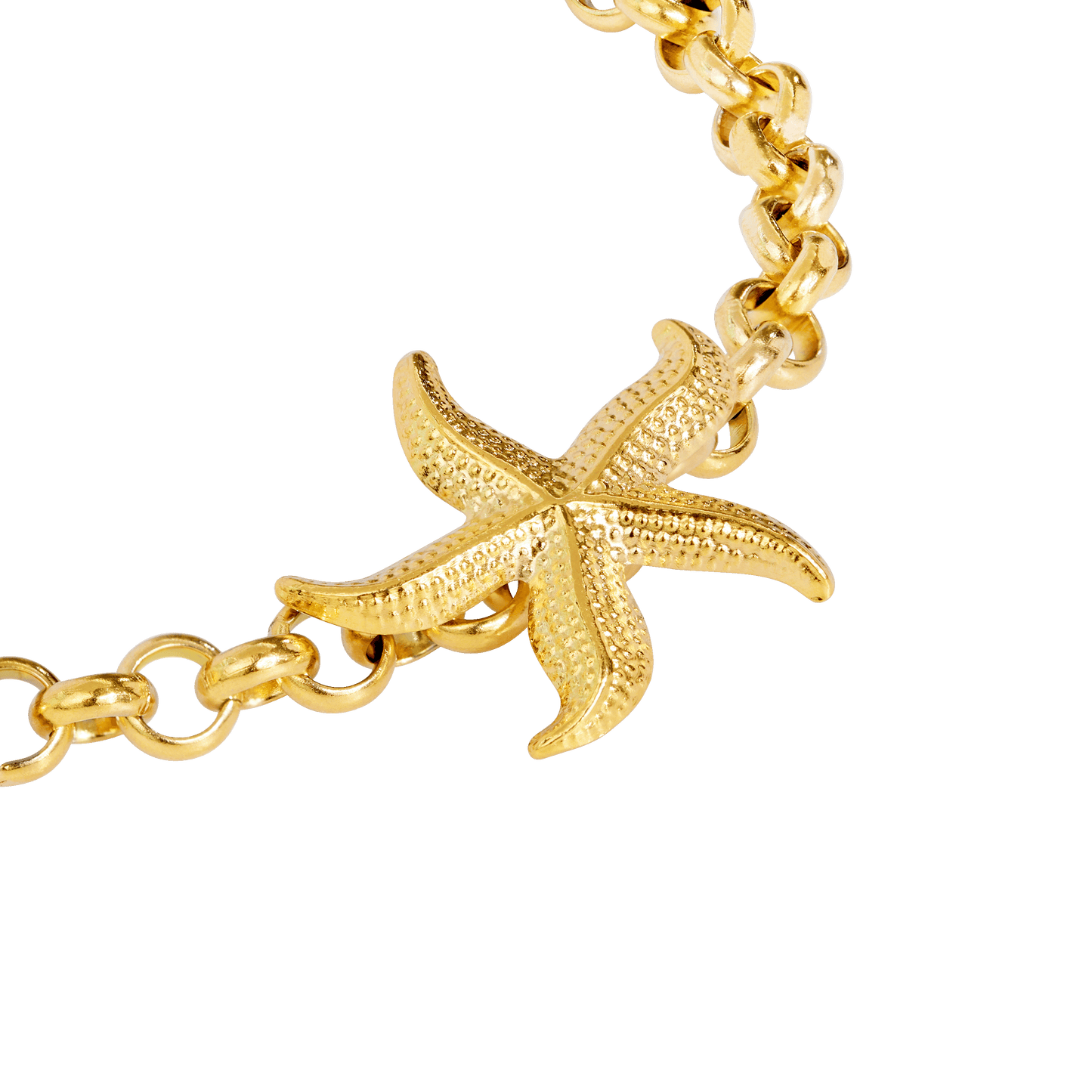 Chunky Starfish Bracelet Gold