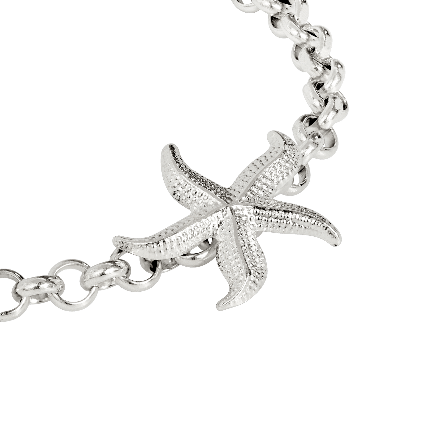 Chunky Starfish Bracelet Silber